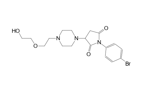 1-(4-bromophenyl)-3-{4-[2-(2-hydroxyethoxy)ethyl]-1-piperazinyl}-2,5-pyrrolidinedione