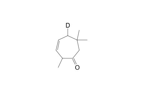 3-Cyclohepten-1-one-5-D, 2,6,6-trimethyl-
