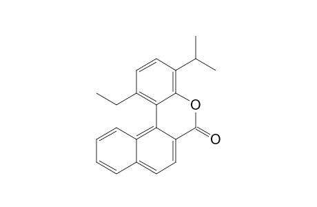 1-ethyl-4-isopropyl-naphtho[2,1-c]chromen-6-one