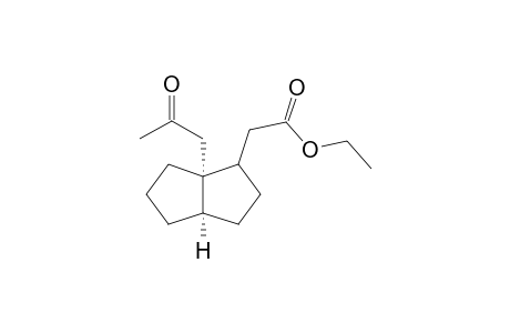 1-(2-Oxopropyl)-2-carboethoxymethylbicyclo[3.3.0]octane