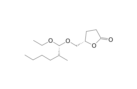 (S,R)-5-oxo-2-tetrahydrofuranylmethyl [(2'-hexyl)ethoxy]methyl ether