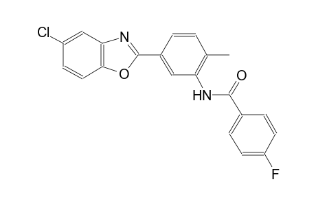 benzamide, N-[5-(5-chloro-2-benzoxazolyl)-2-methylphenyl]-4-fluoro-