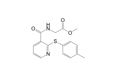 N-[2-(p-tolylthio)nicotinoyl]glycine, methyl ester
