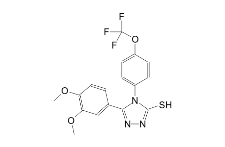 4H-1,2,4-triazole-3-thiol, 5-(3,4-dimethoxyphenyl)-4-[4-(trifluoromethoxy)phenyl]-