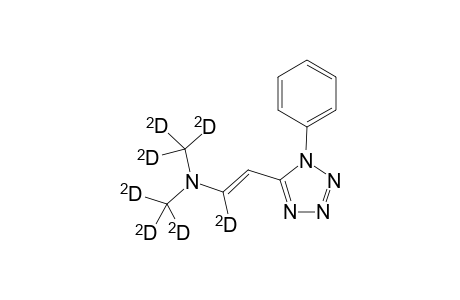 1-Phenyl-5-[2-{(hexadeuterio)dimethylamino-(2-deuterio)vinyl}]-1H-tetrazole