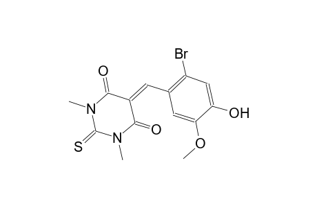 5-(2-bromo-4-hydroxy-5-methoxybenzylidene)-1,3-dimethyl-2-thioxodihydro-4,6(1H,5H)-pyrimidinedione