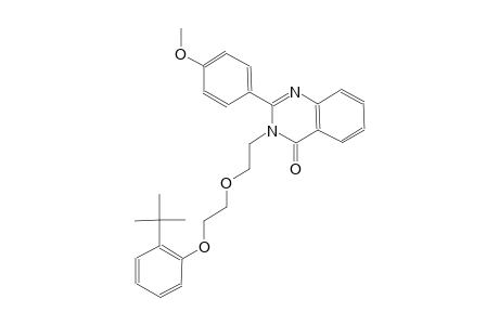 3-{2-[2-(2-tert-butylphenoxy)ethoxy]ethyl}-2-(4-methoxyphenyl)-4(3H)-quinazolinone