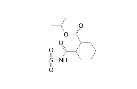 Isopropyl 6-[(methylsulfonyl)aminocarbonyl]cyclohexane-1-carboxylate