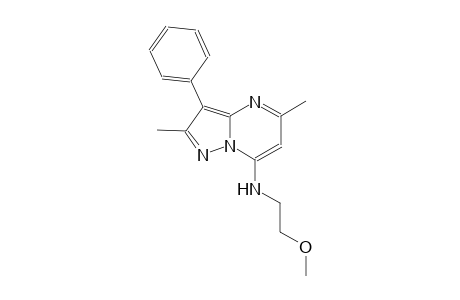 N-(2-methoxyethyl)-2,5-dimethyl-3-phenylpyrazolo[1,5-a]pyrimidin-7-amine