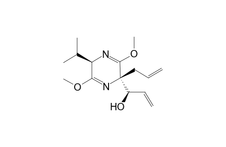 (2R,5S,1'R)-5-Allyl-2,5-dihydro-3,6-dimethoxy-5-(1-hydroxy-2-propenyl)-2-isopropylpyrazine