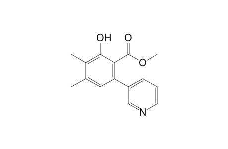 Methyl 2-Hydroxy-3,4-dimethyl-6-(pyrid-3-yl)benzoate