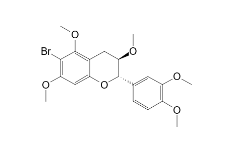 3,3',4',5,7-PENTA-O-METHYL-6-BROMO-CATECHIN