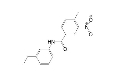N-(3-ethylphenyl)-4-methyl-3-nitrobenzamide