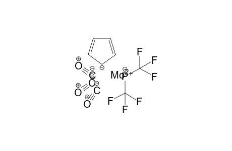 Molybdenum(II) bis(trifluoromethyl)phosphanide cyclopenta-2,4-dien-1-ide tricarbonyl