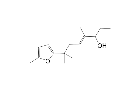 (E)-4,7-Dimethyl-7-(5-methyl-2-furyl)oct-4-en-3-ol