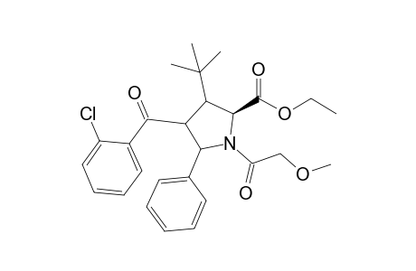 Proline, 4-(2-chlorobenzoyl)-3-(1,1-dimethylethyl)-1-(methoxyacetyl)-5-phenyl-, ethyl ester