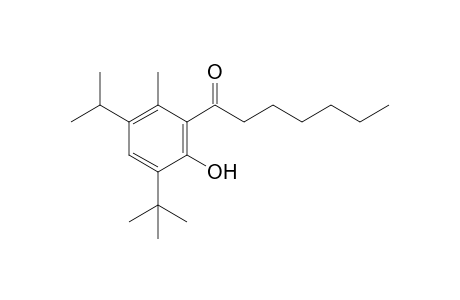 3'-tert-butyl-2'-hydroxy-5'-isopropyl-6'-methylheptanophenone