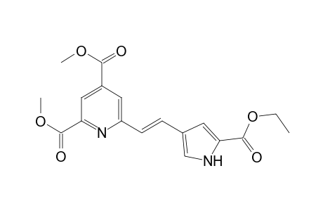 2,4-pyridinedicarboxylic acid, 6-(2-(5-(ethoxycarbonyl)-1H-pyrrolo-3-yl)ethenyl)-dimethyl ester, (E)-