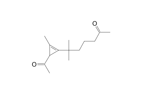 2-Heptanone, 6-(3-acetyl-2-methyl-1-cyclopropen-1-yl)-6-methyl-