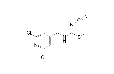 1-cyano-3-[(2,6-dichloro-4-pyridyl)methyl]-2-methyl-2-thiopseudourea