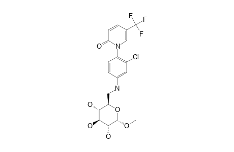 METHYL-6-DEOXY-6-[3-CHLORO-4-(5-TRIFLUOROMETHYL-2(1H)-PYRIDONE-1-YL)-ANILINO]-ALPHA-D-GLUCOPYRANOSIDE