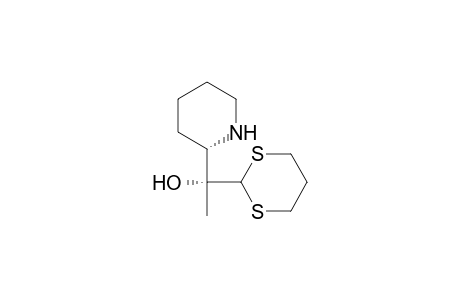 (2S)-2[(R)-1-(1,3-Dithian-2-yl)-1-hydroxyethyl]piperidine
