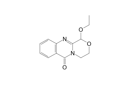 1-ETHOXY-3,4-DIHYDRO-(1H,6H)-[1,4]-OXAZINO-[3,4-B]-QUINAZOLIN-6-ONE