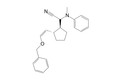 trans-(Z)-2-[2-(2-Benzylvinyl)cyclopentyl]-2-(N-methylanilino)acetonitrile