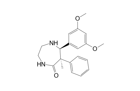 cis-7-(3,5-dimethoxyphenyl)-6-methyl-6-phenylhexahydro-1,4-diazepin-5-one