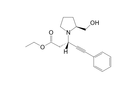 (S)-3-((S)-2-Hydroxymethyl-pyrrolidin-1-yl)-5-phenyl-pent-4-ynoic acid ethyl ester