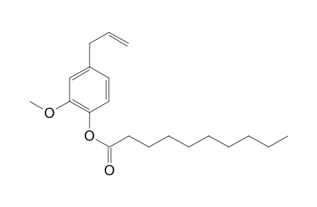 4-allyl-2-methoxyphenyl decanoate