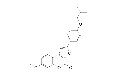 2-(4-isobutoxyphenyl)-7-methoxy-4H-furo[2,3-c]chromen-4-one