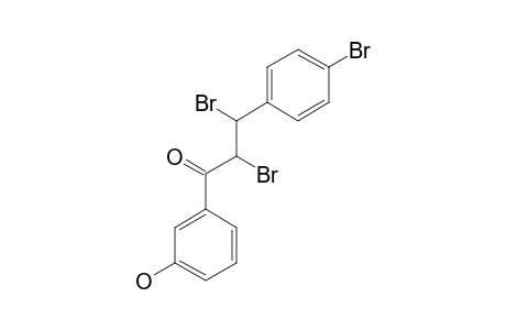 2,3-DIBROMO-3-(4-BROMOPHENYL)-1-(3-HYDROXYPHENYL)-PROPAN-1-ONE