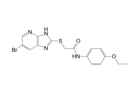 2-[(6-bromo-3H-imidazo[4,5-b]pyridin-2-yl)sulfanyl]-N-(4-ethoxyphenyl)acetamide