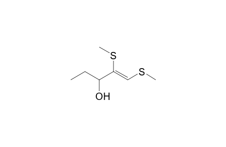 (Z)-1,2-Bis(methylthio)pent-1-en-3-ol