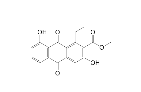 3,8-Dihydroxy-9,10-diketo-1-propyl-anthracene-2-carboxylic acid methyl ester