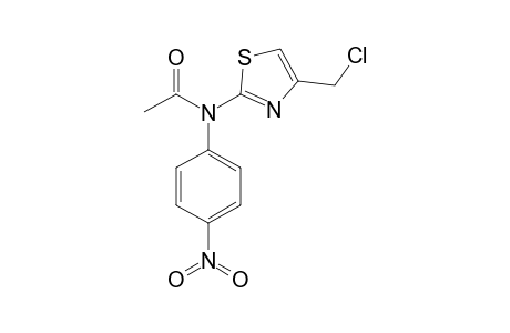 2-[(N-Acetyl)-p-nitroanilino]-4-(chloromethyl)thiazole