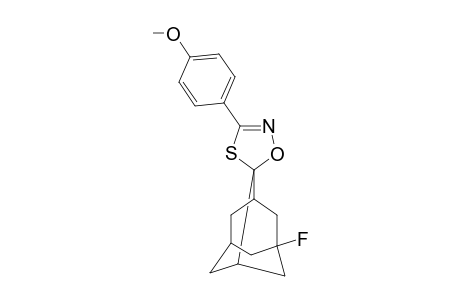 5-FLUORO-3'-(PARA-METHOXYPHENYL)-ADAMANTANE-2-SPIRO-5'-(DELTA(2)-1',4',2'-OXATHIAZOLINE)