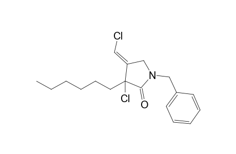 (4E)-1-benzyl-3-chloro-4-(chloromethylene)-3-hexyl-2-pyrrolidone