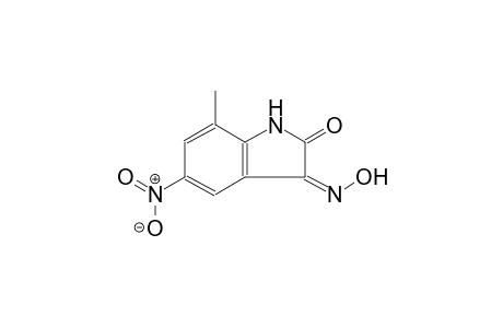 (3Z)-7-methyl-5-nitro-1H-indole-2,3-dione 3-oxime