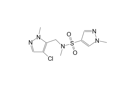 1H-pyrazole-4-sulfonamide, N-[(4-chloro-1-methyl-1H-pyrazol-5-yl)methyl]-N,1-dimethyl-