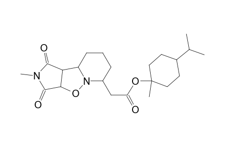 4-Isopropyl-1-methylcyclohexyl 5-methyl-4,6-dioxo-1,5-diaza-2-oxatricyclo[6.4.0.0(3,7)]dodecane-12-acetate
