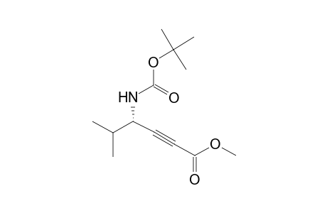 (S)-Methyl 4-(tert-butoxycarbonylamino)-5-methyl-2-hexynoate