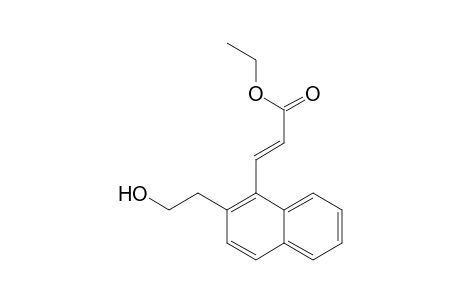 (E)-Ethyl 3-(2-(2-hydroxyethyl)naphthalen-1-yl)acrylate