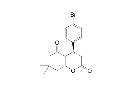 (4-R)-7,7-DIMETHYL-4-(4-BROMOPHENYL)-3,4,5,6,7,8-HEXAHYDROBENZOPYRANE-2(H),5-DIONE