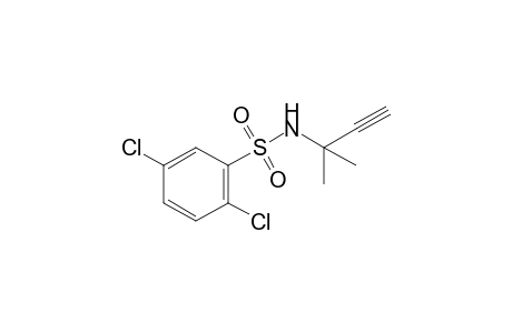 2,5-dichloro-N-(1,1-dimethyl-2-propynyl)benzenesulfonamide