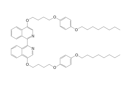 4,4'-Bis{4-[4-(octyloxy)phenoxy]butoxyi}-[1,1']-biisoquinolinyl