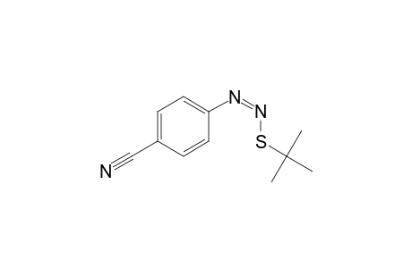 (Z)-4-Cyanophenylazo tert-butyl sulfide
