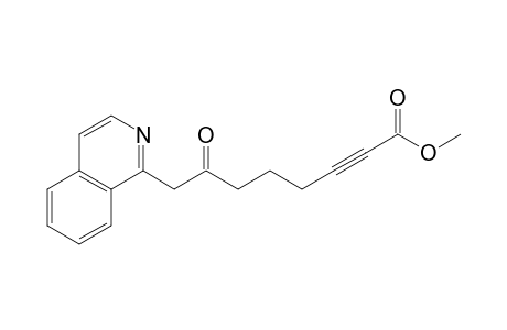 Methyl 8-(isoquinolin-1-yl)-7-oxooct-2-ynoate
