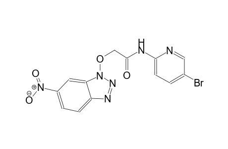 N-(5-bromo-2-pyridinyl)-2-[(6-nitro-1H-1,2,3-benzotriazol-1-yl)oxy]acetamide
